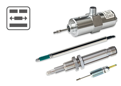 Product overview displacement sensors Inelta