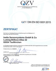 Zertifizierung nach ISO-9001
