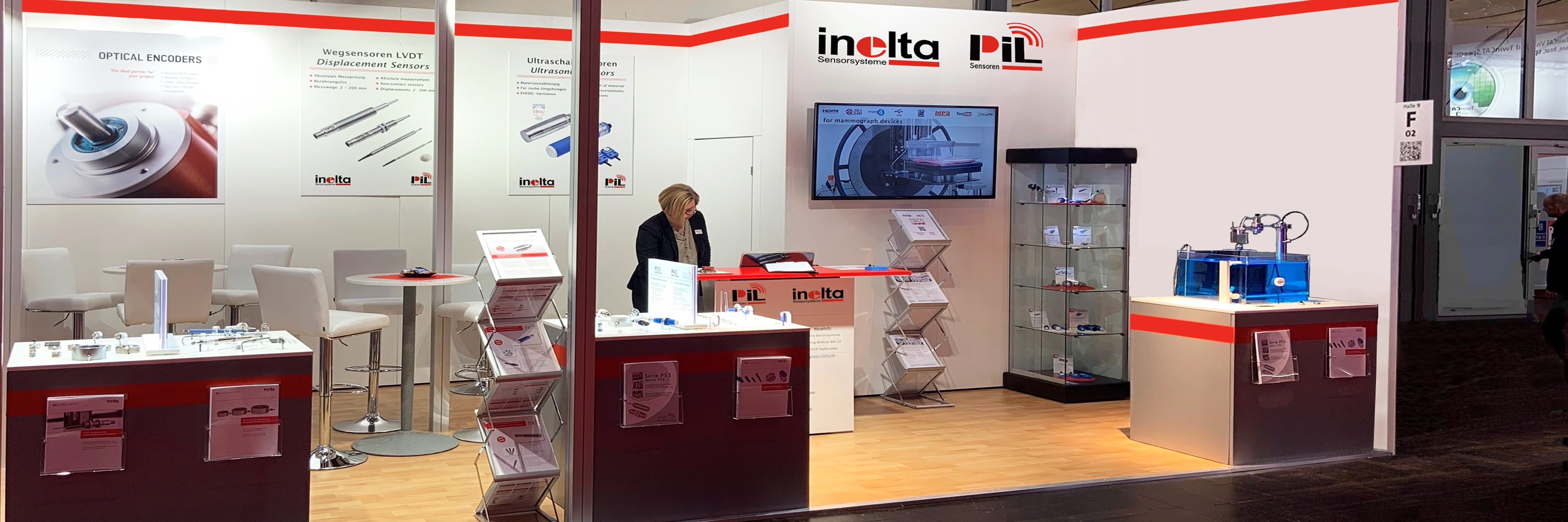 Trade fair stand Inelta Sensorsysteme Trade fair stand Inelta Sensorsysteme