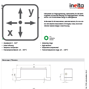 Flyer Neigungssensor